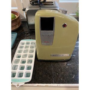 Vintage Tested Rival Ice-O-Matic Electric Ice Crusher 800A
